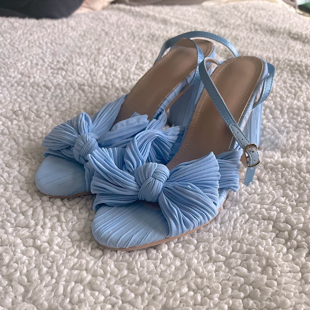 Elegant Blue Women's Heels